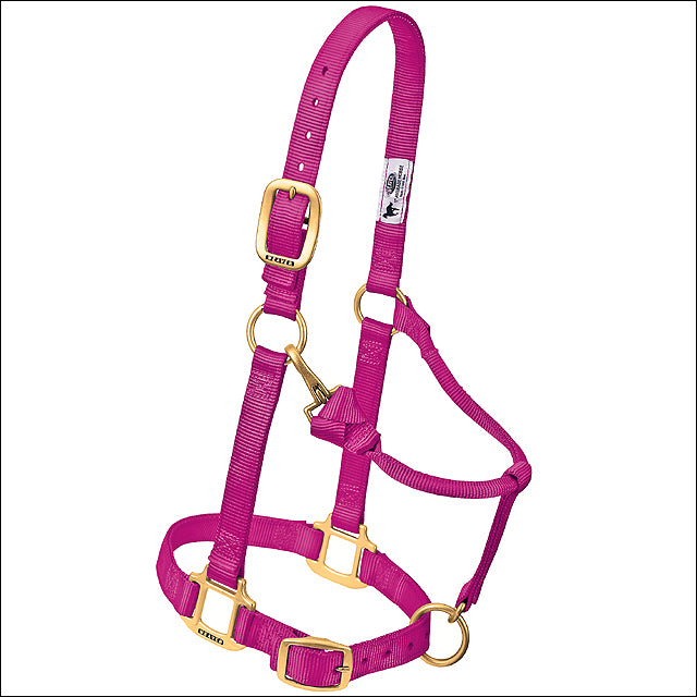 Raspberry Weaver Original Adjustable Chin Throat Snap Halter 3/4