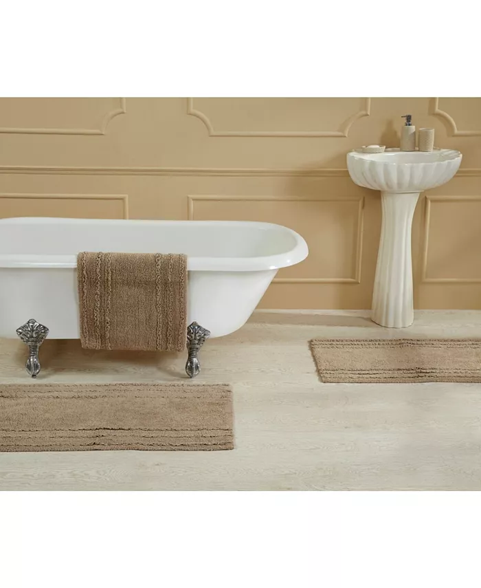 Better Trends Ruffled Border Bath Mat 24