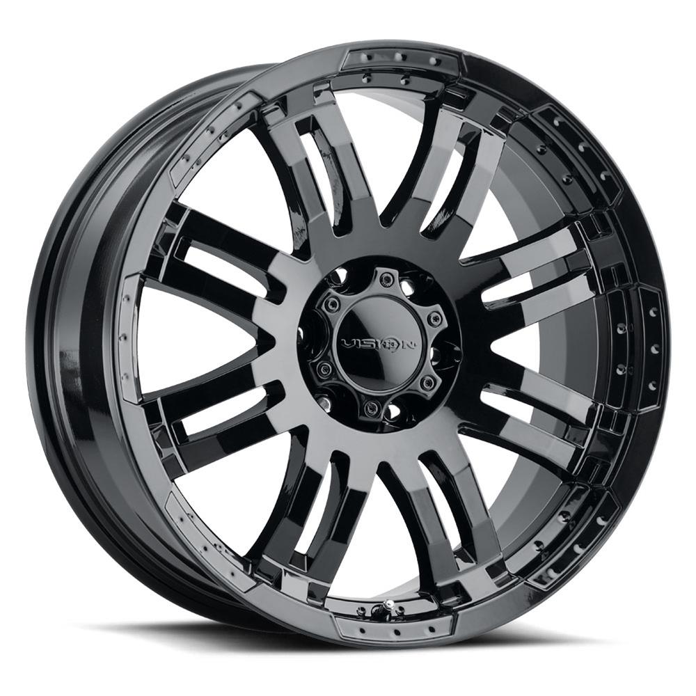 Vision Wheel 375H8883GB18 Vision Off-Road 375 Warrior Series Gloss Black Wheels