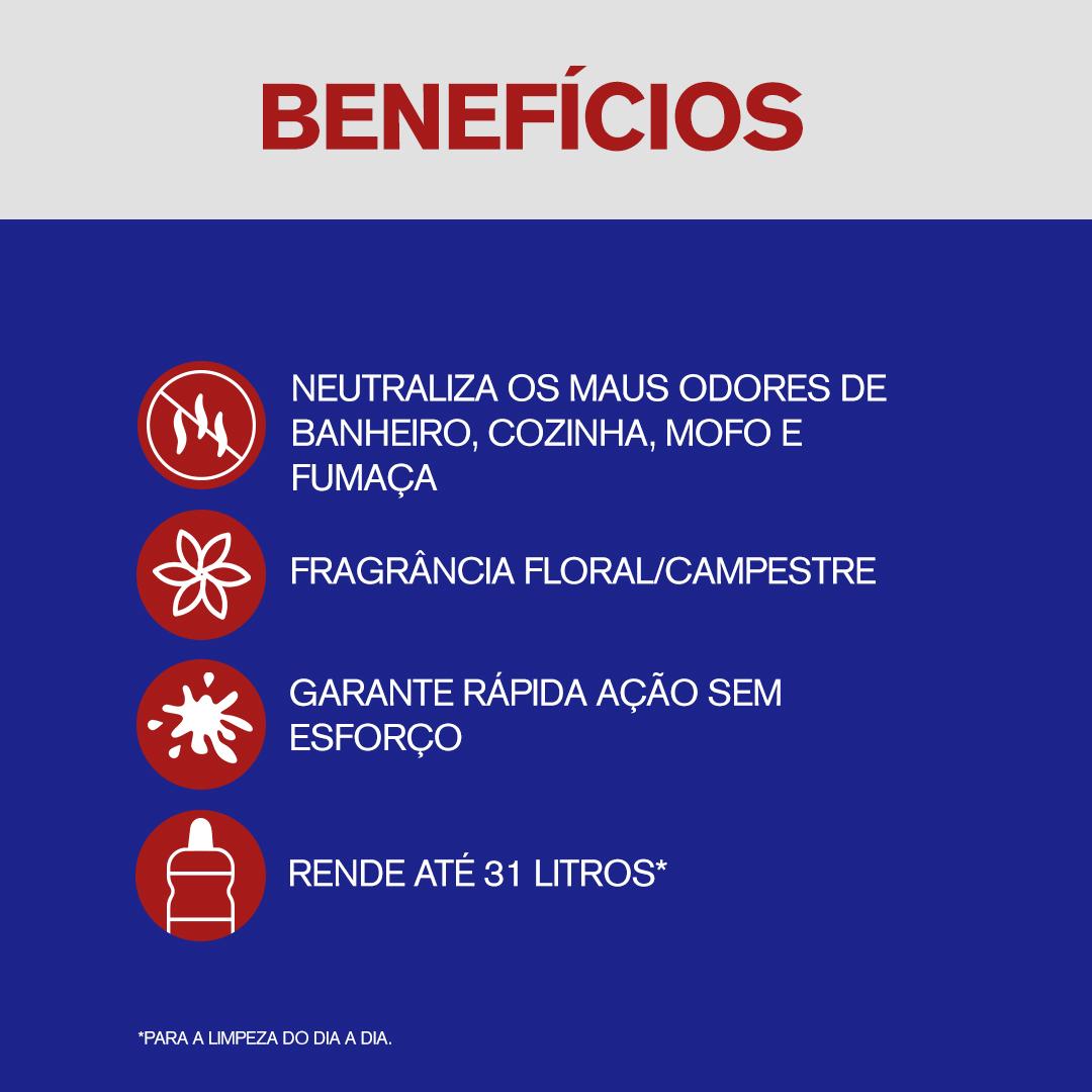 Limpador para Limpeza Pesada Campestre, Veja, 500ml