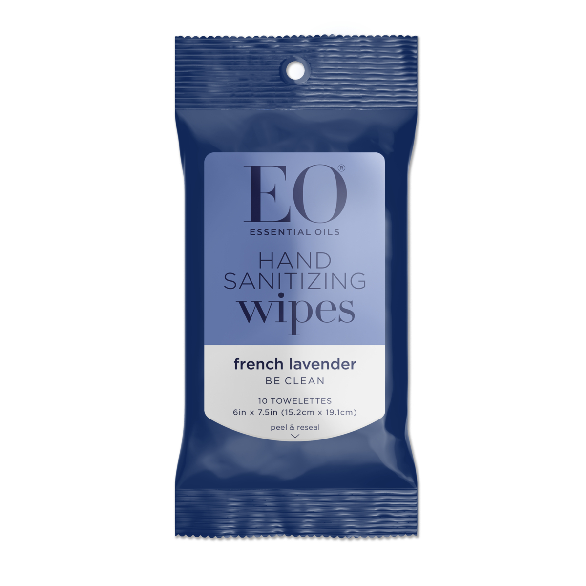 EO Essential Oils Hand Sanitizing Wipes Pkg10