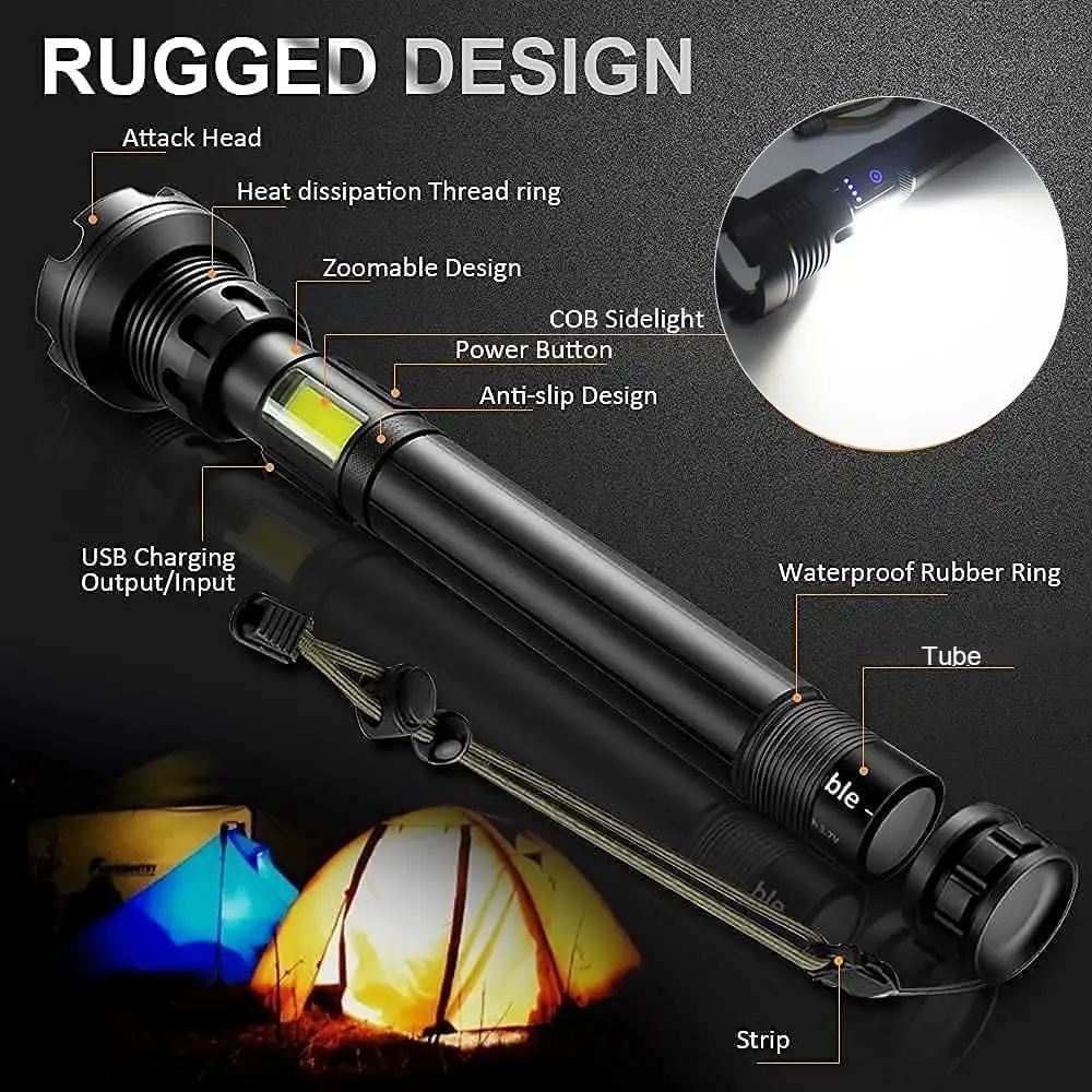 🔥 BIG SALE - 47% OFF🔥🔥 - LED Rechargeable Tactical Laser Flas