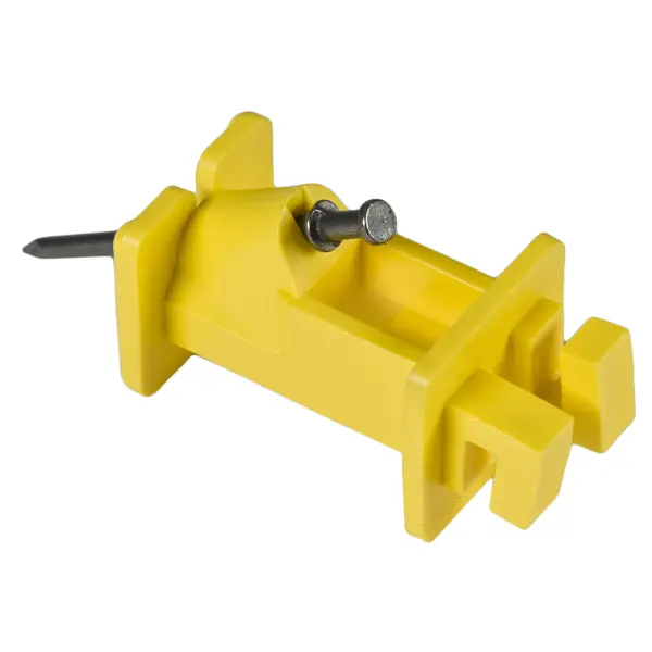 Zareba 25-Pack Yellow Slant Nail Insulators