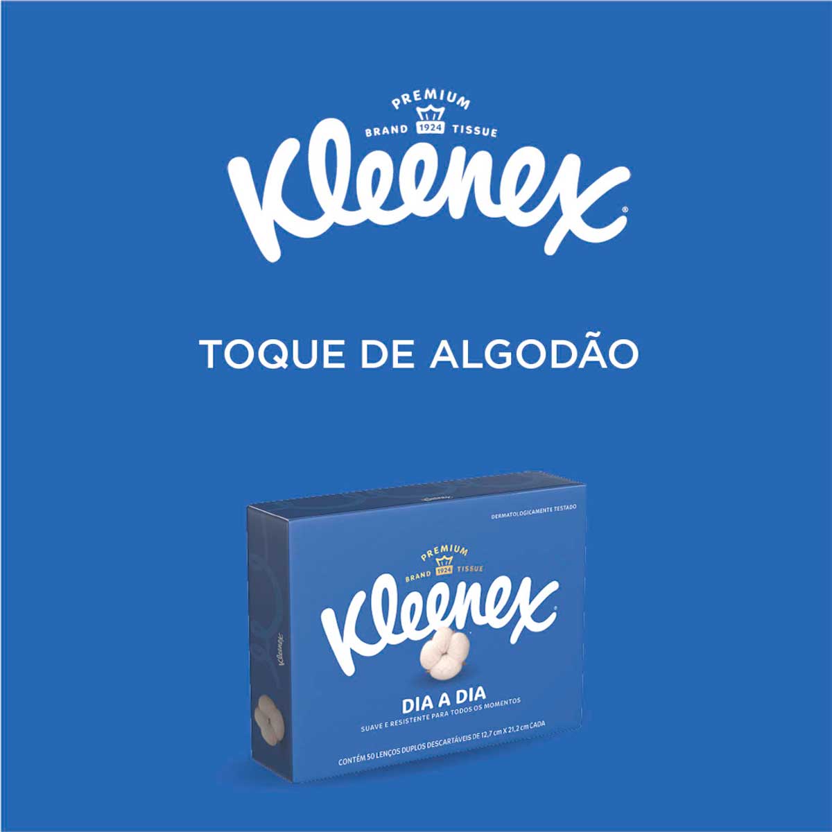 Lenco de Papel Box Kleenex 50 Unidades