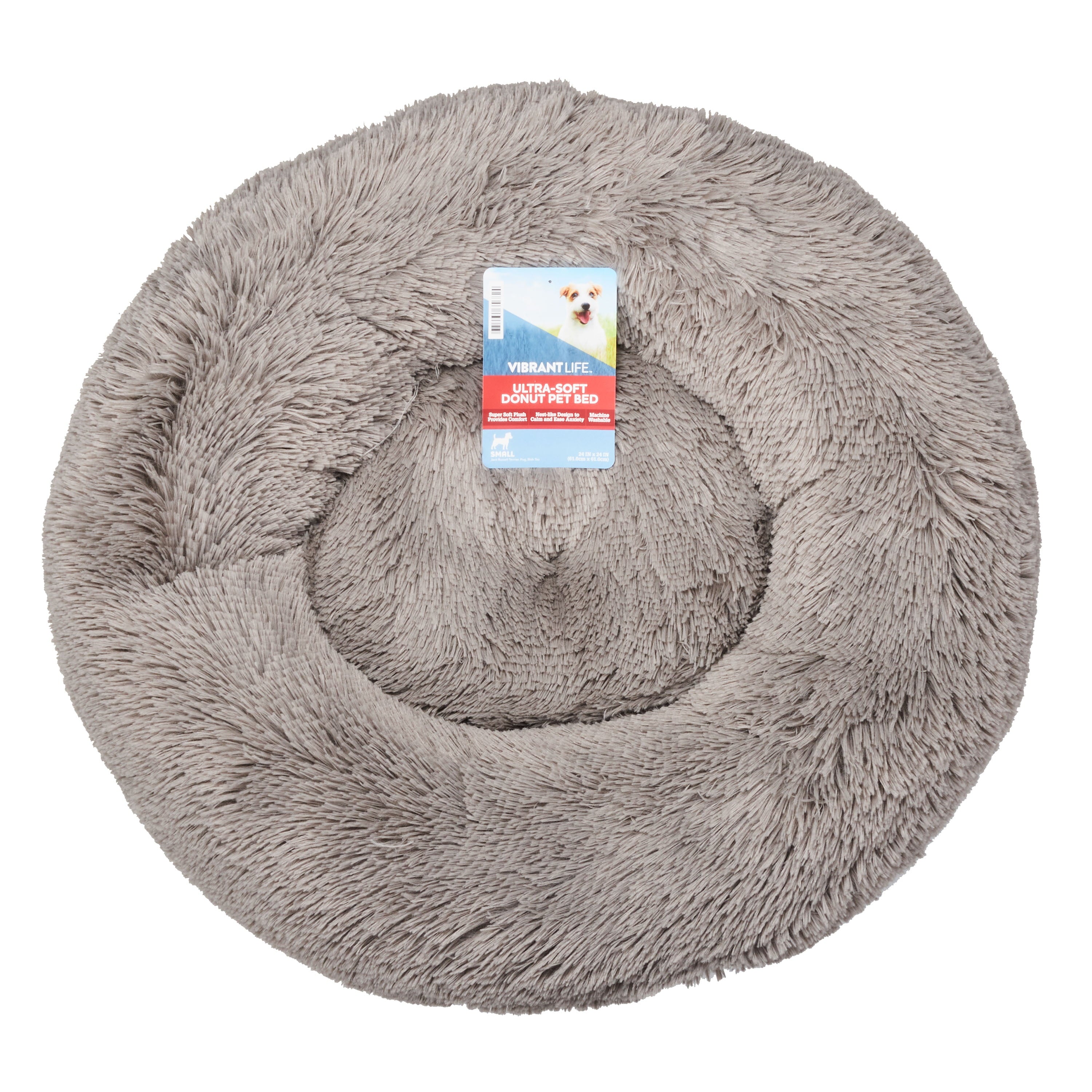 Vibrant Life Plush Donut Bed