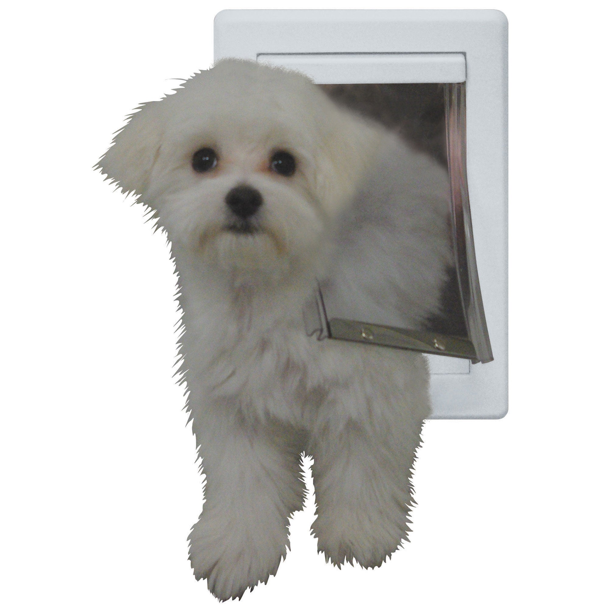 Ideal Pet 10.6 in. H X 7 in. W Plastic Pet Door