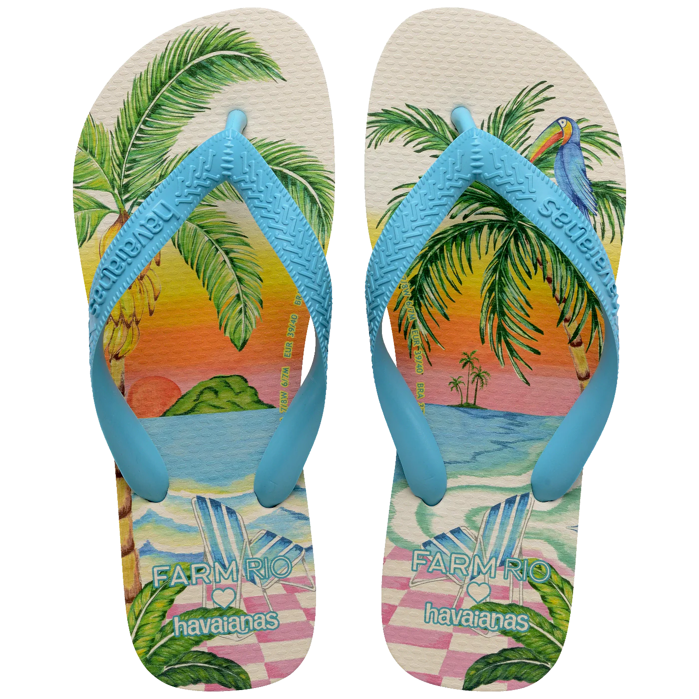 Chinelo Havaianas Farm Paisagem Solar