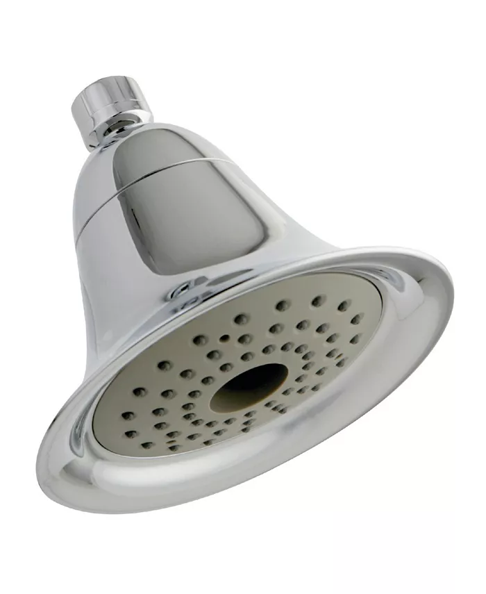 Kingston Brass 2 Function 6-Inch 1.75GPM ABS Shower Head with ABS Bal-Jnt in Polished Chrome