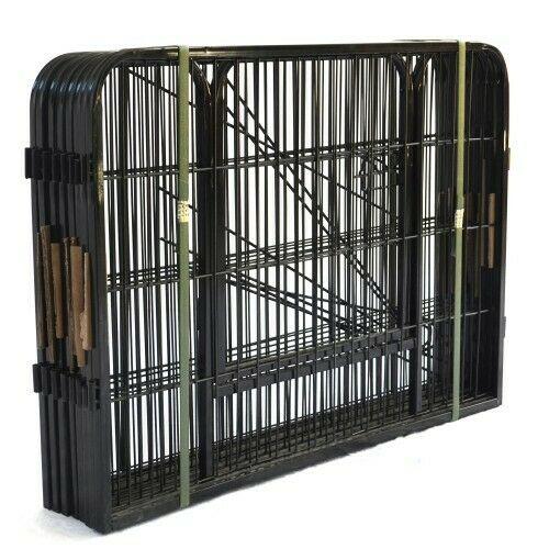 Magshion Dog Pen， 8 Panels 24 in Heavy Duty Folding Large Metal Dog Fence， Cat Puppy Pet Exercise Playpen， Indoor Outdoor Anti-Rust Pet Crate Cage Barrier Kennels