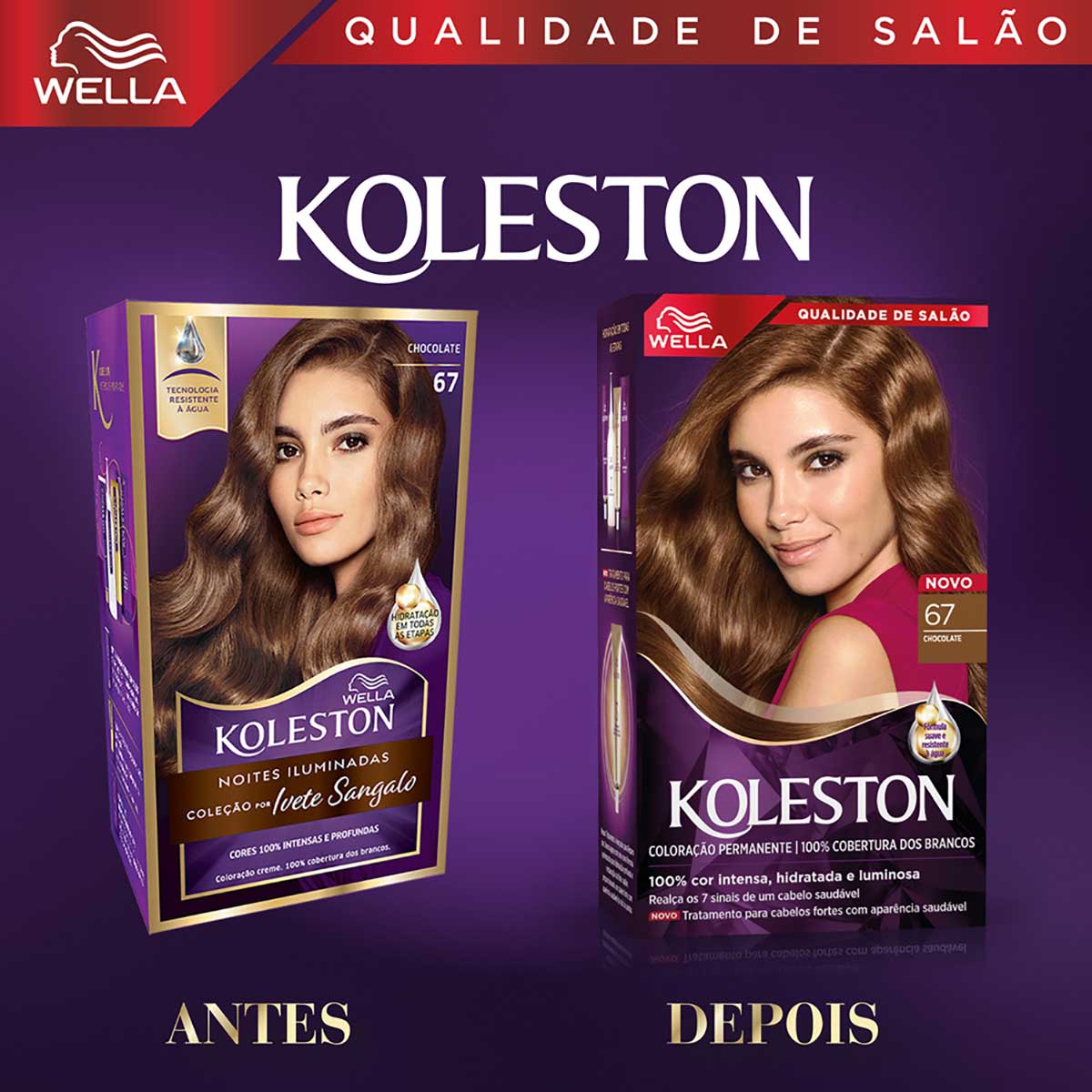Kit tintura 67 chocolate Wella Koleston