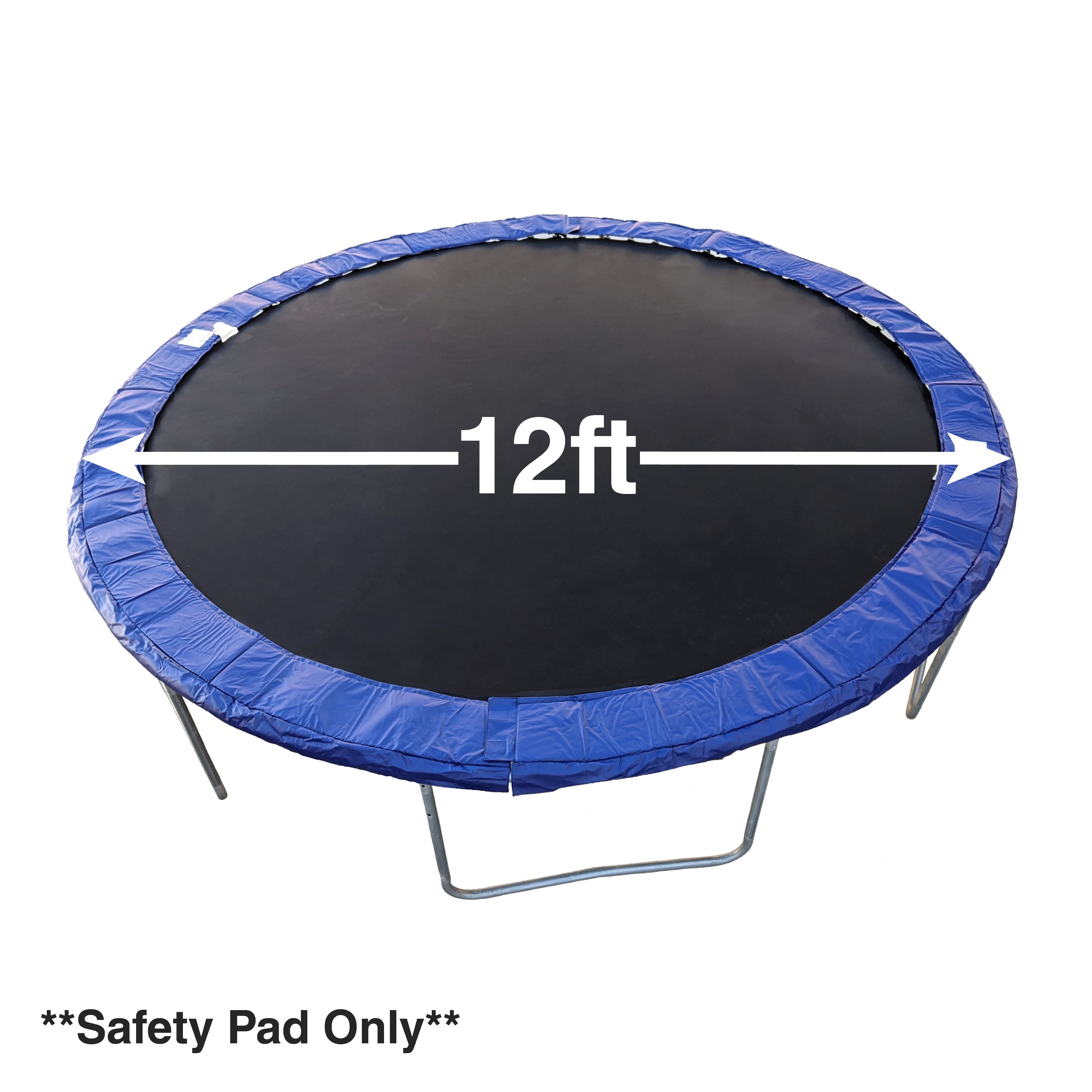 TrampolinePro 12ft Round Trampoline Blue Safety Pad