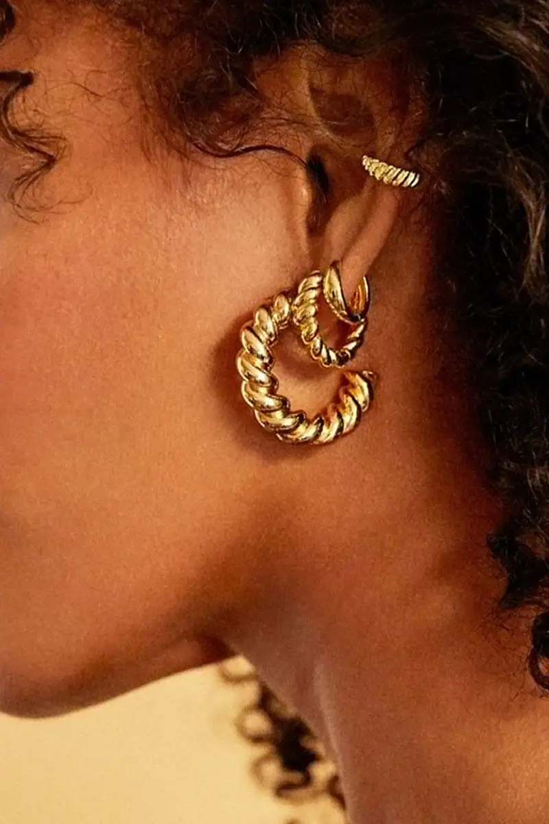 Fashion Daily Solid Earrings Accessories