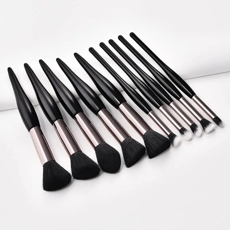 Custom Private Label 10 pcs Makeup Brush Set
