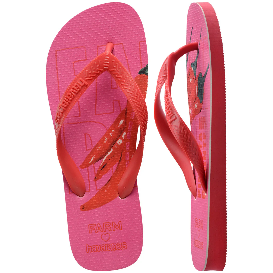 Chinelo Havaianas Farm Pimenta
