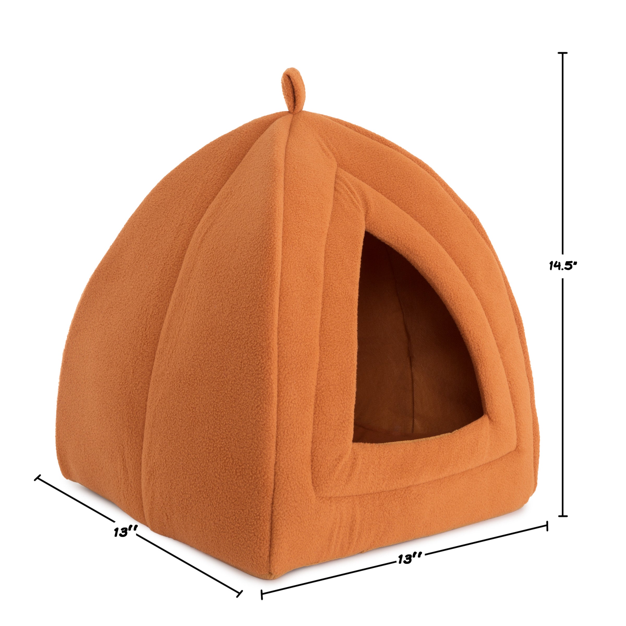 PAW Cozy Kitty Tent Igloo Plush Enclosed Cat Bed