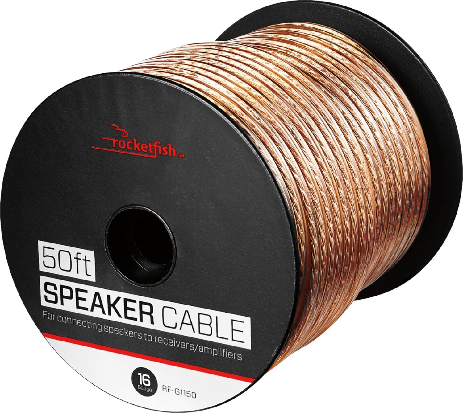 Rocketfish RF-G11502 50ft 16 Gauge Pure Copper Speaker Cable