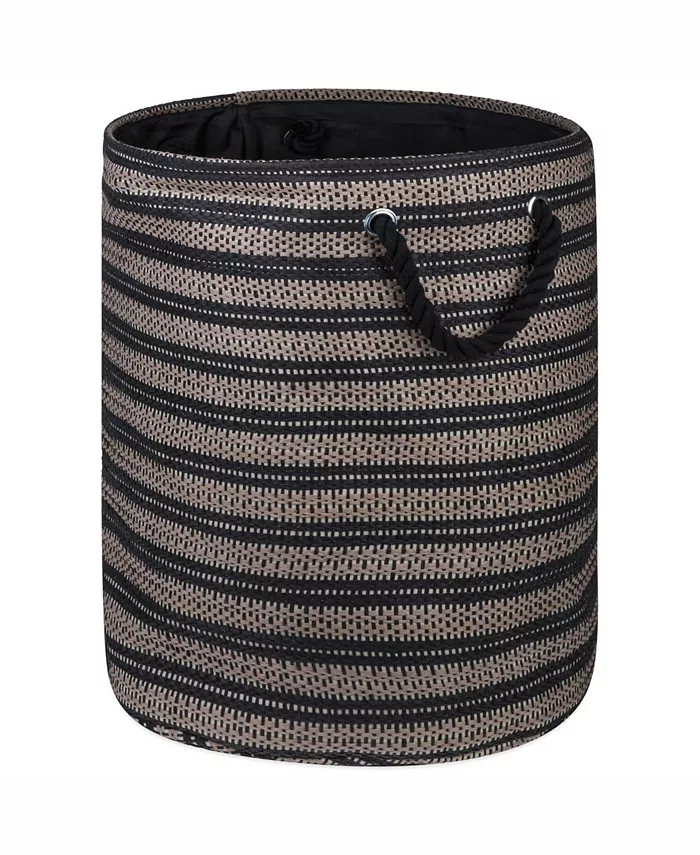 Design Imports Design Import Paper Bin Basket Weave， Round