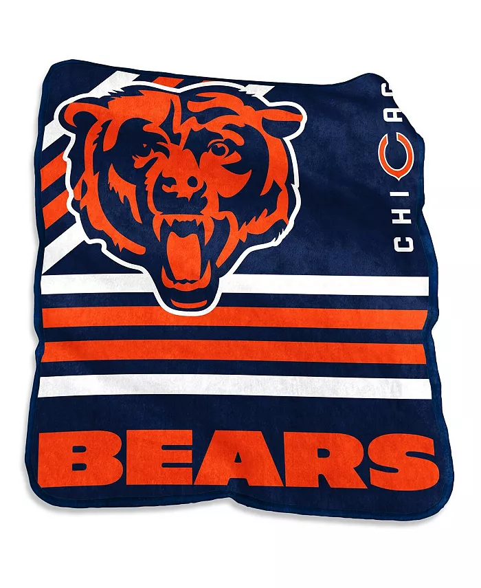Logo Brands Chicago Bears 50'' x 60'' Plush Raschel Throw