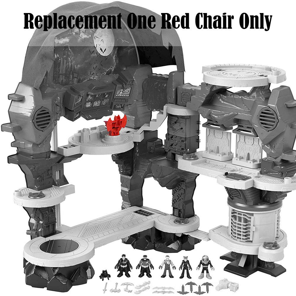Replacement Parts for Imaginext Batcave - GMP48 ~ DC Superfriends Super Surround Bat Cave ~ Includes One Red Chair
