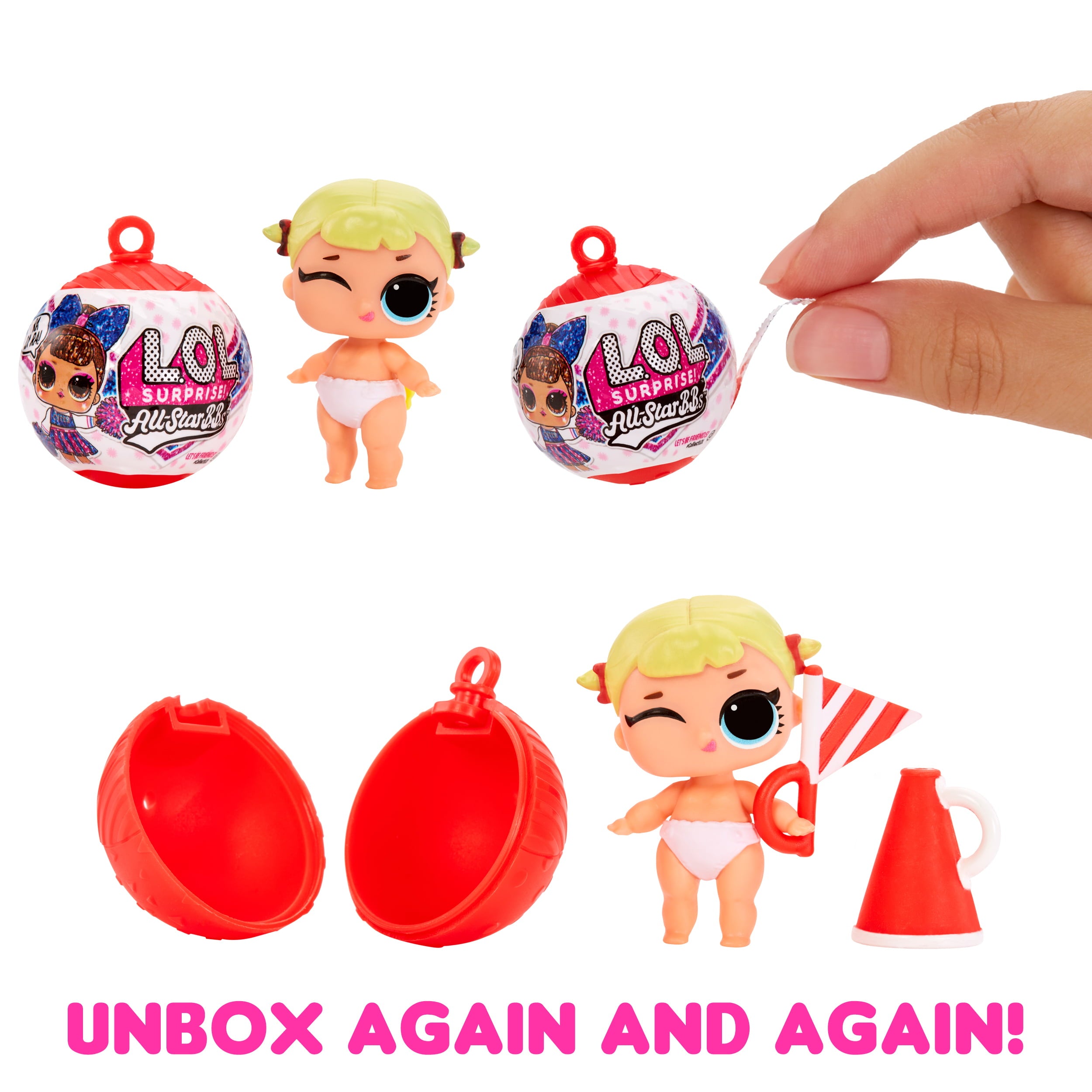 Sooo Mini! LOL Surprise Lil Sisters- with Collectible Lil Sister Doll, 5 Surprises, Mini L.O.L. Surprise Ball, Limited Edition Dolls- Great gift for Girls age 4+