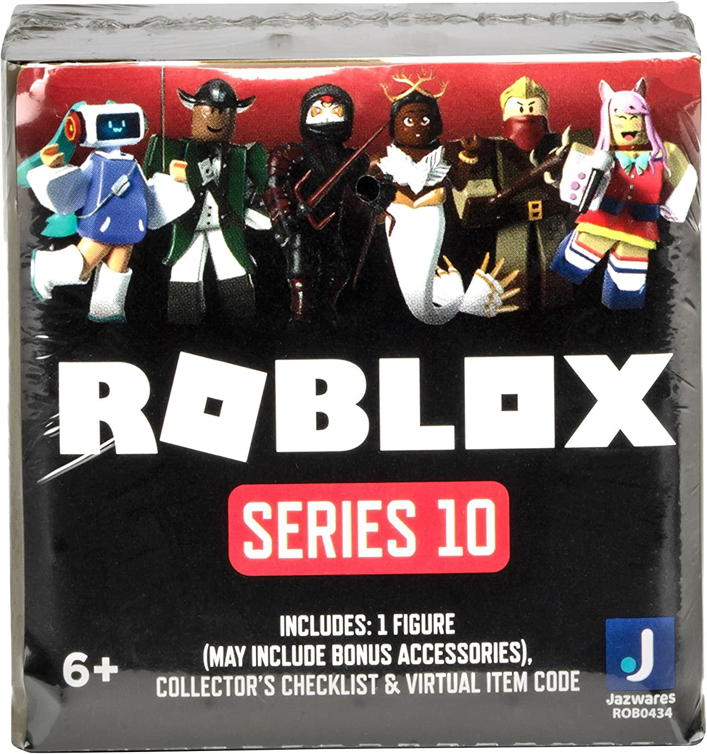 Roblox Series 10 Action Collection -  Mystery Figure [Includes 1 Figure + 1 Exclusive Virtual Item]