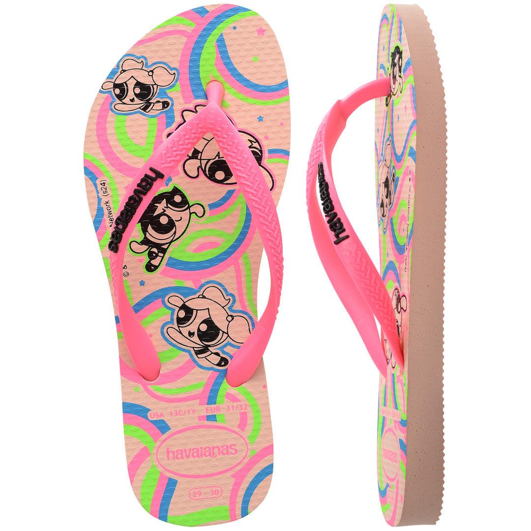 Chinelo Havaianas Infantil Slim Meninas Super Poderosas