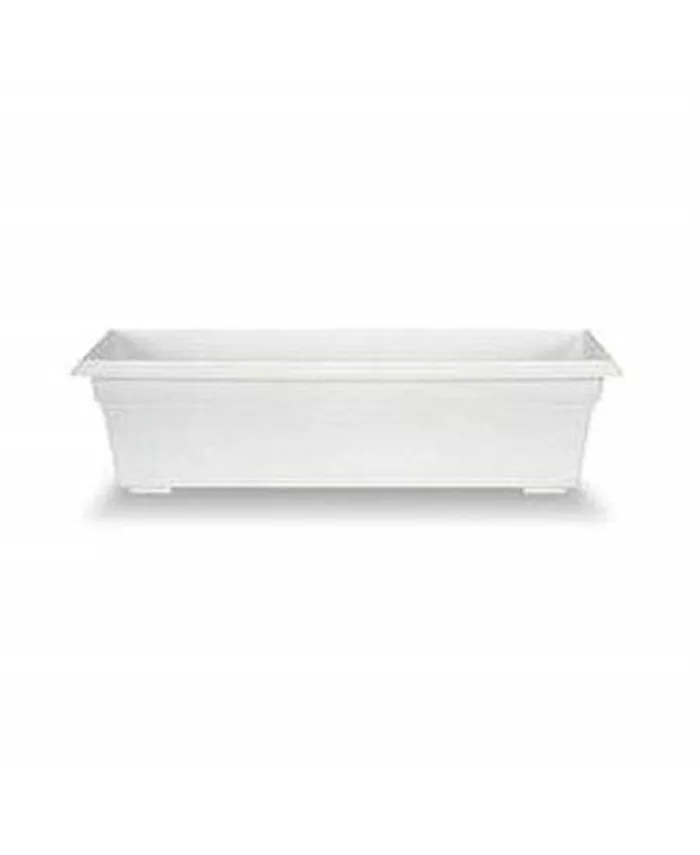 Novelty (#16242) Countryside Flower Box Planter， White - 24