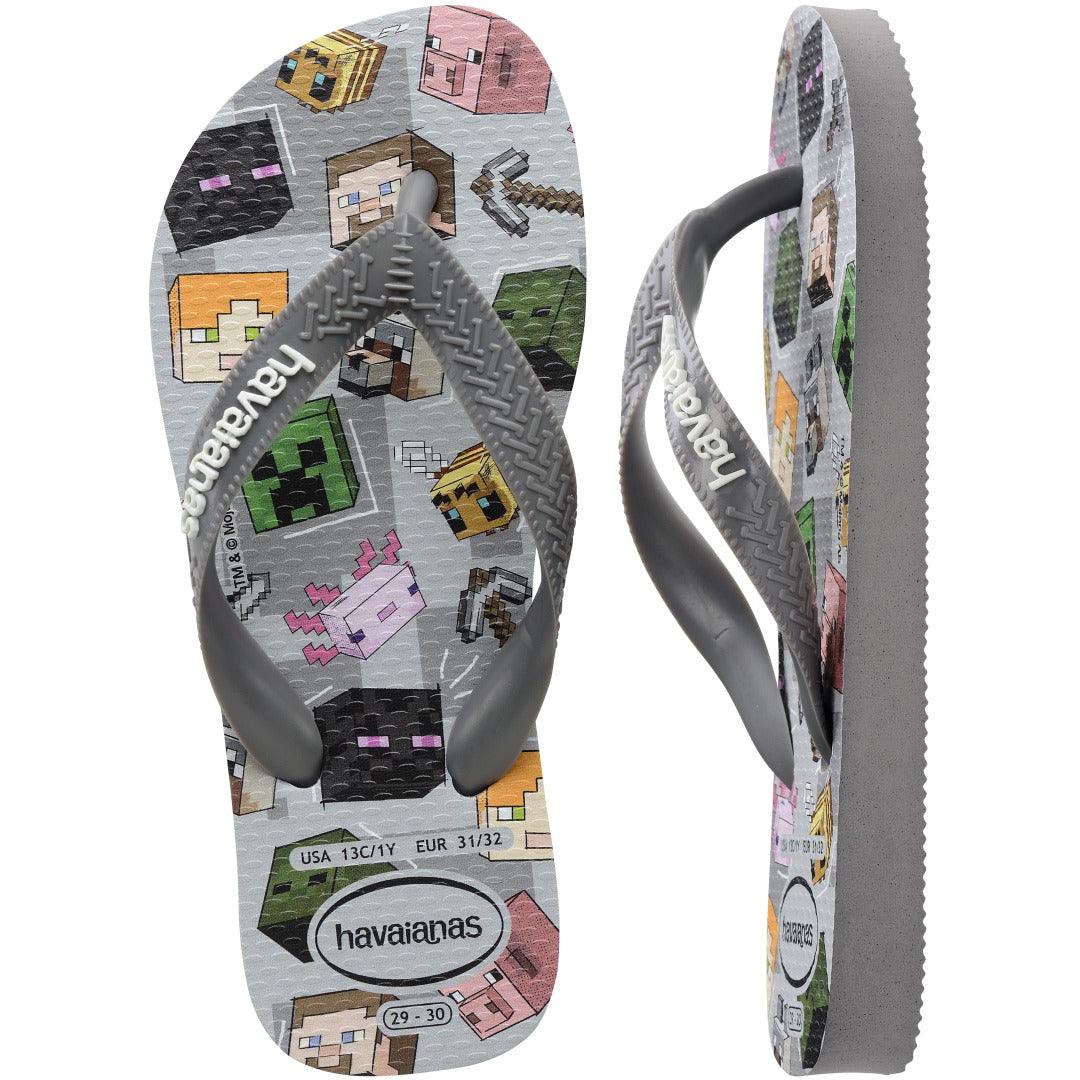 Chinelo Havaianas Infantil Minecraft