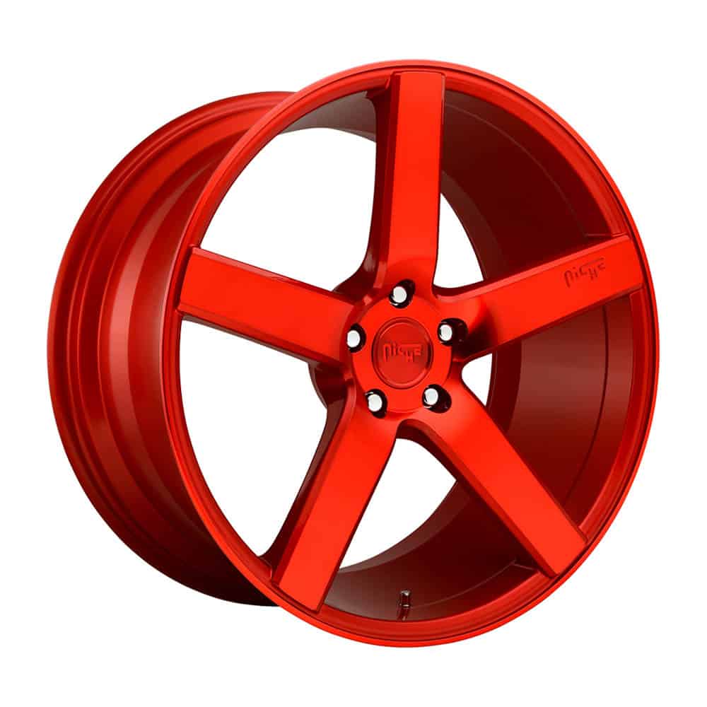 Niche 1PC M187 MILAN M187 20X8.5 5X4.5 GL-RED 35MM
