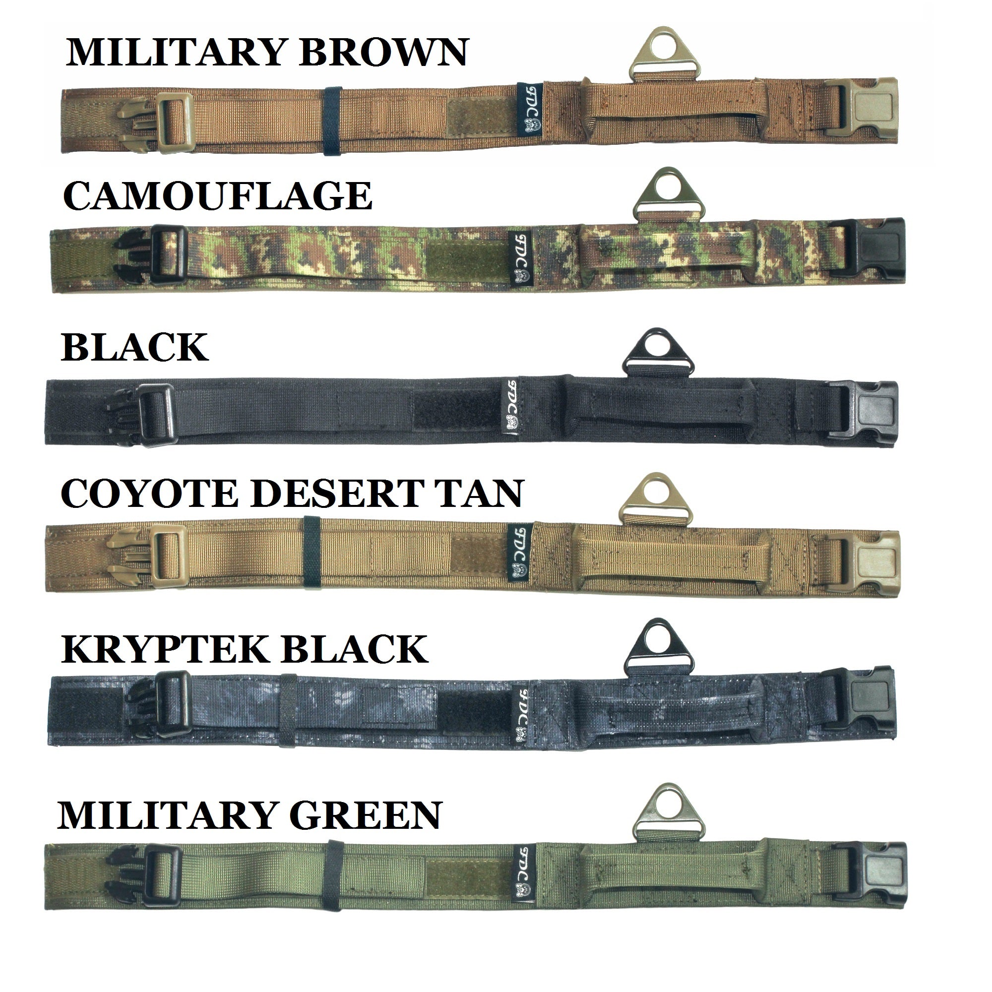 HEAVY DUTY Military Army Tactical Dog Collar HANDLE Width 1.5in Plastic Buckle HOOK and LOOP sz M: Neck 11