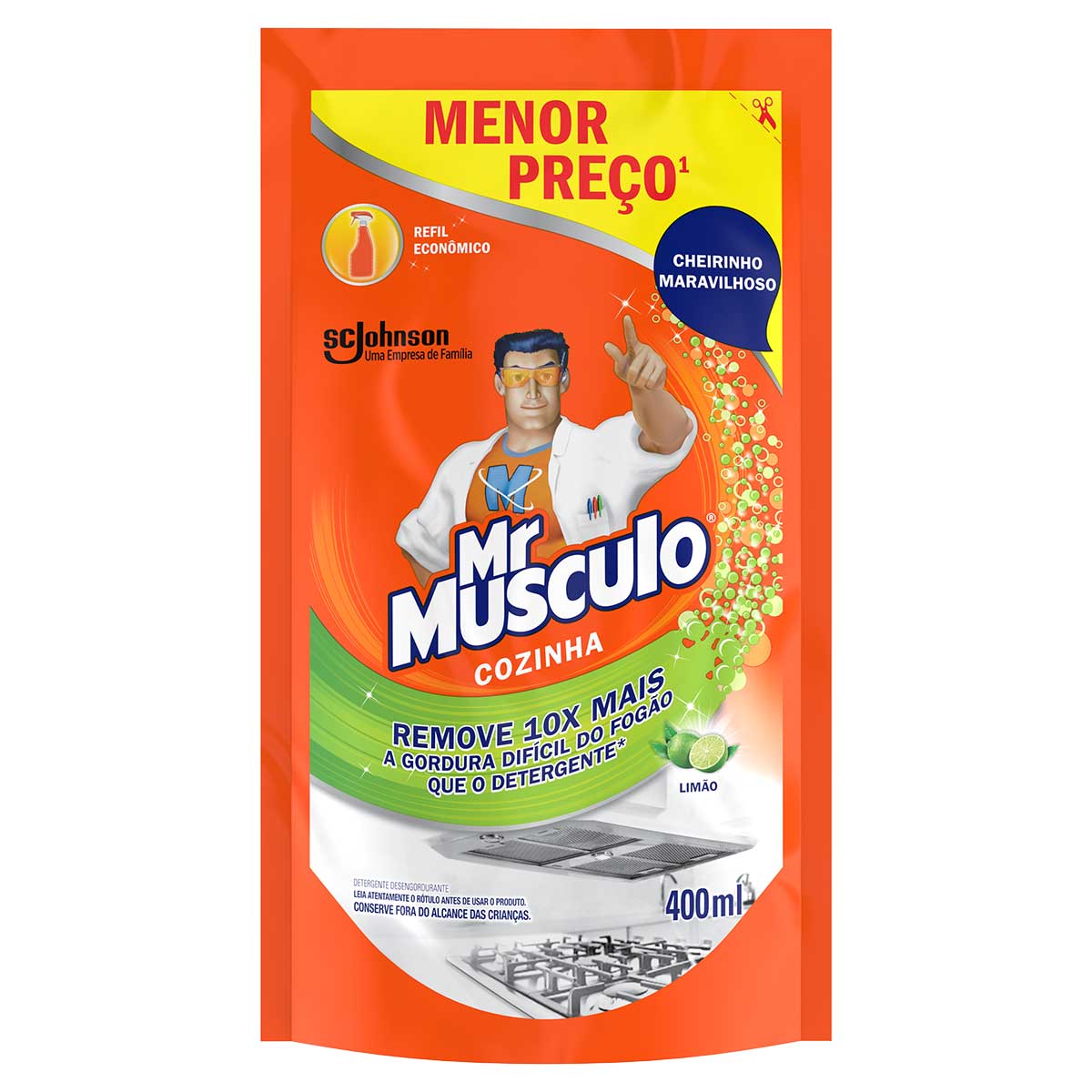 Mr. Musculo Cozinha Limao Sachet 400ml