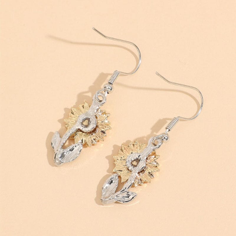 Sunflower Dangle Earrings