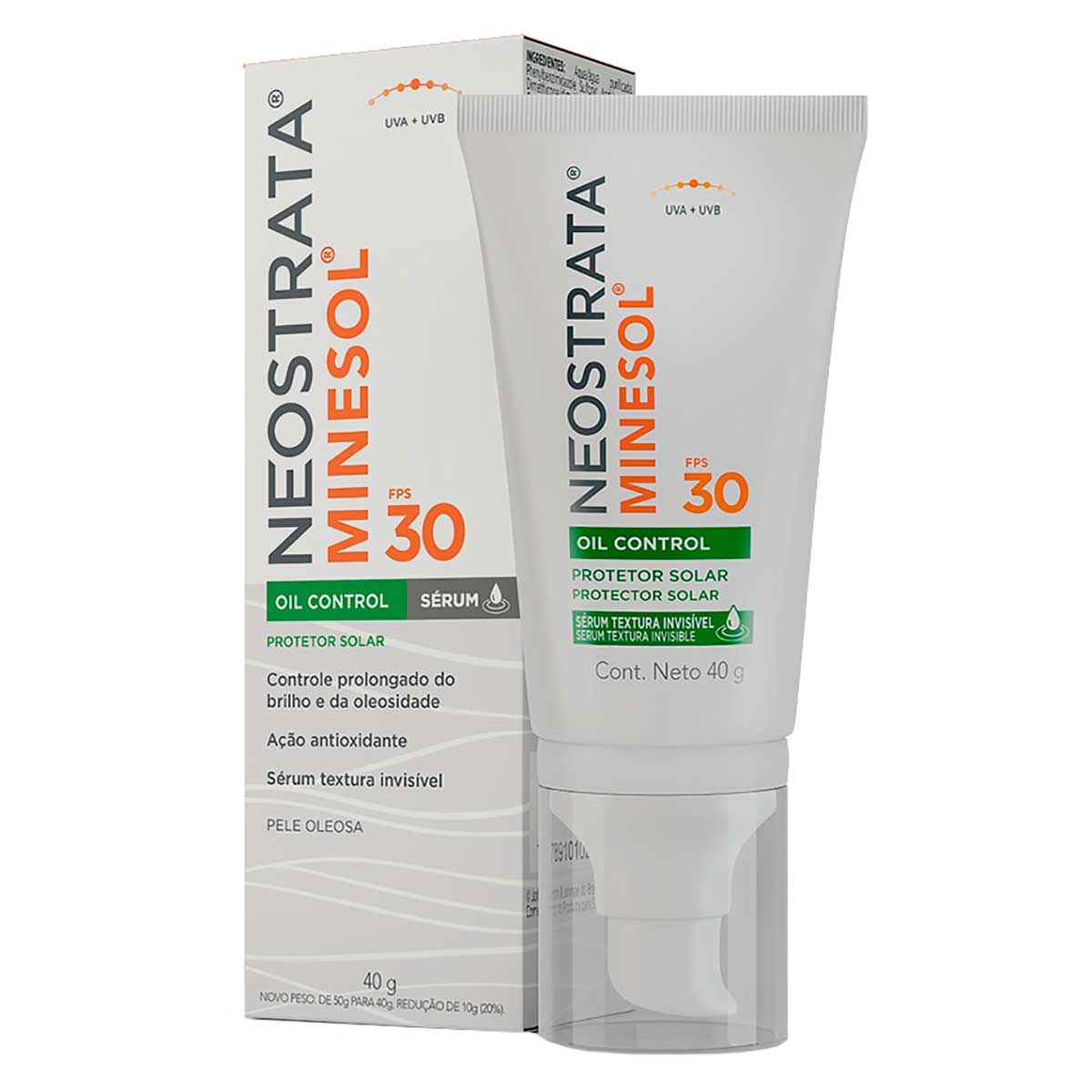 Protetor Solar Neostrata Minesol Oil Control FPS 30 Serum Textura Invisivel com 40 g