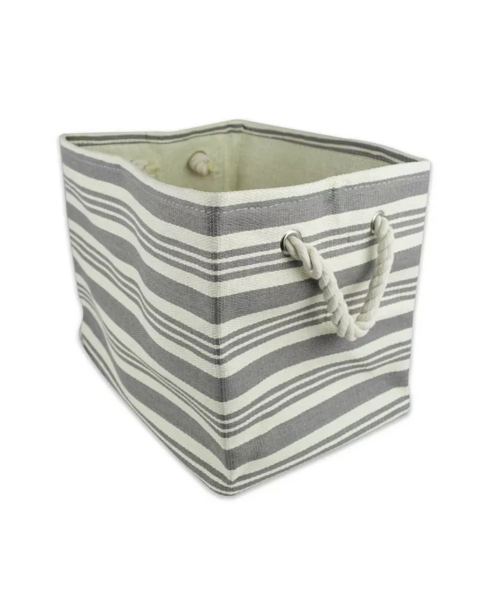 Design Imports Paper Bin Urban Stripe Rectangle Large