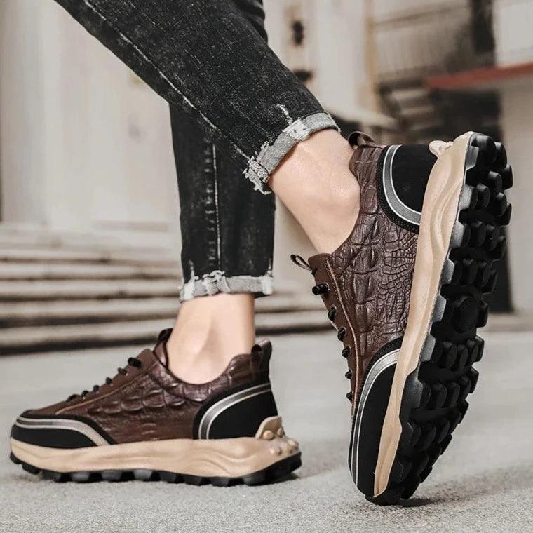 Tênis Sport Crocodille Explorer™: Design Imponente com Solado que Absorve Impacto!