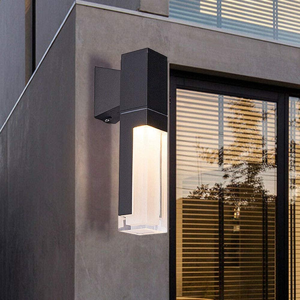 Anqidi Modern LED Wall Light Sconce Single Head Lamp Fixtures Outdoor Porch Balcony 10W