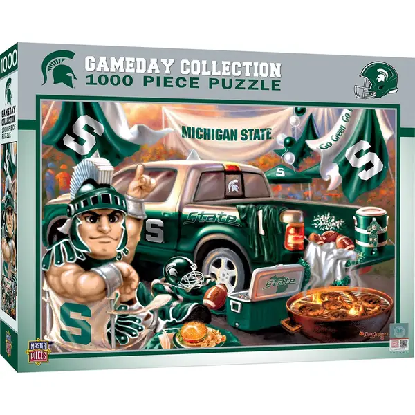 Masterpiece Puzzle 1000-Piece Michigan State Gameday Puzzle