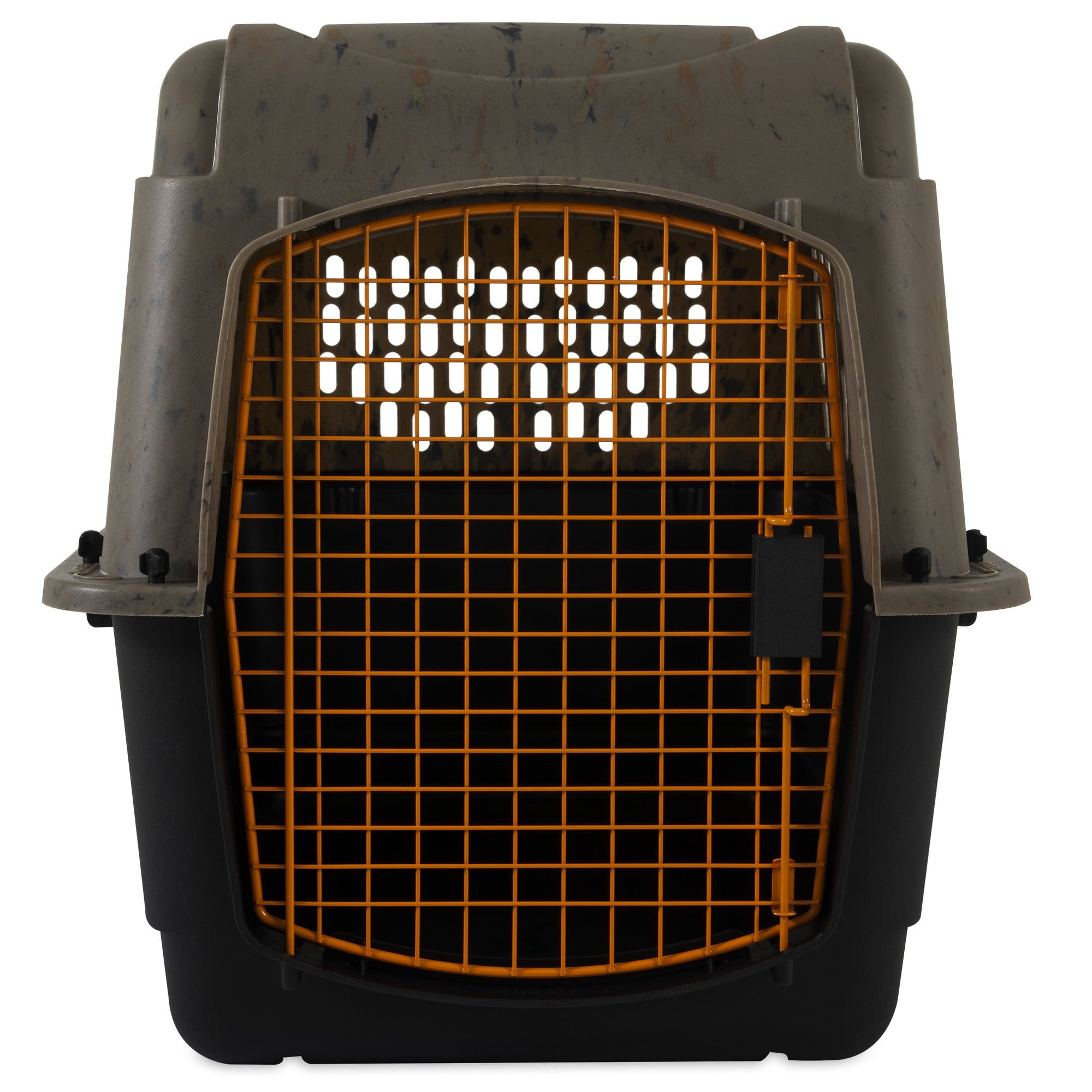 Ruffmaxx Single Door Dog Crate， Camo/Orange， Small， 32