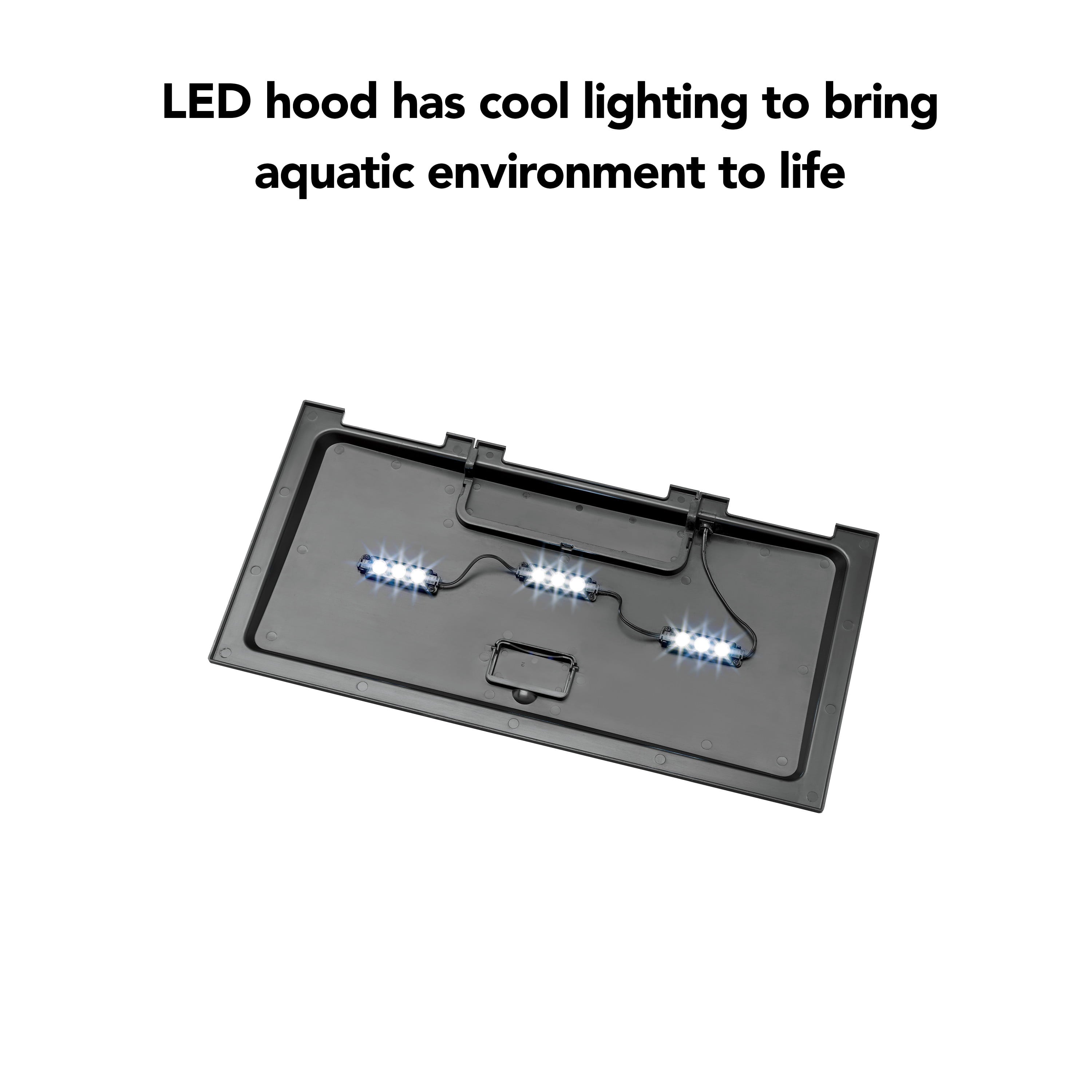 Aqueon Aquarium Starter Kit， 10 Gallon Glass Fish Tank， LED Lighting， Filter and Heater