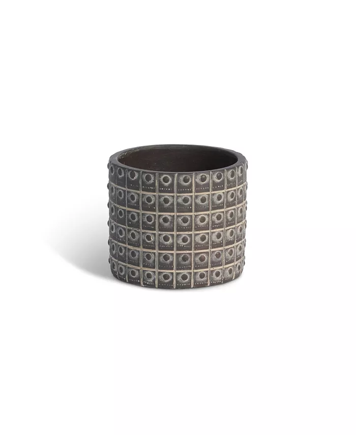 Park Hill Collection Rivet Pattern Pot Small