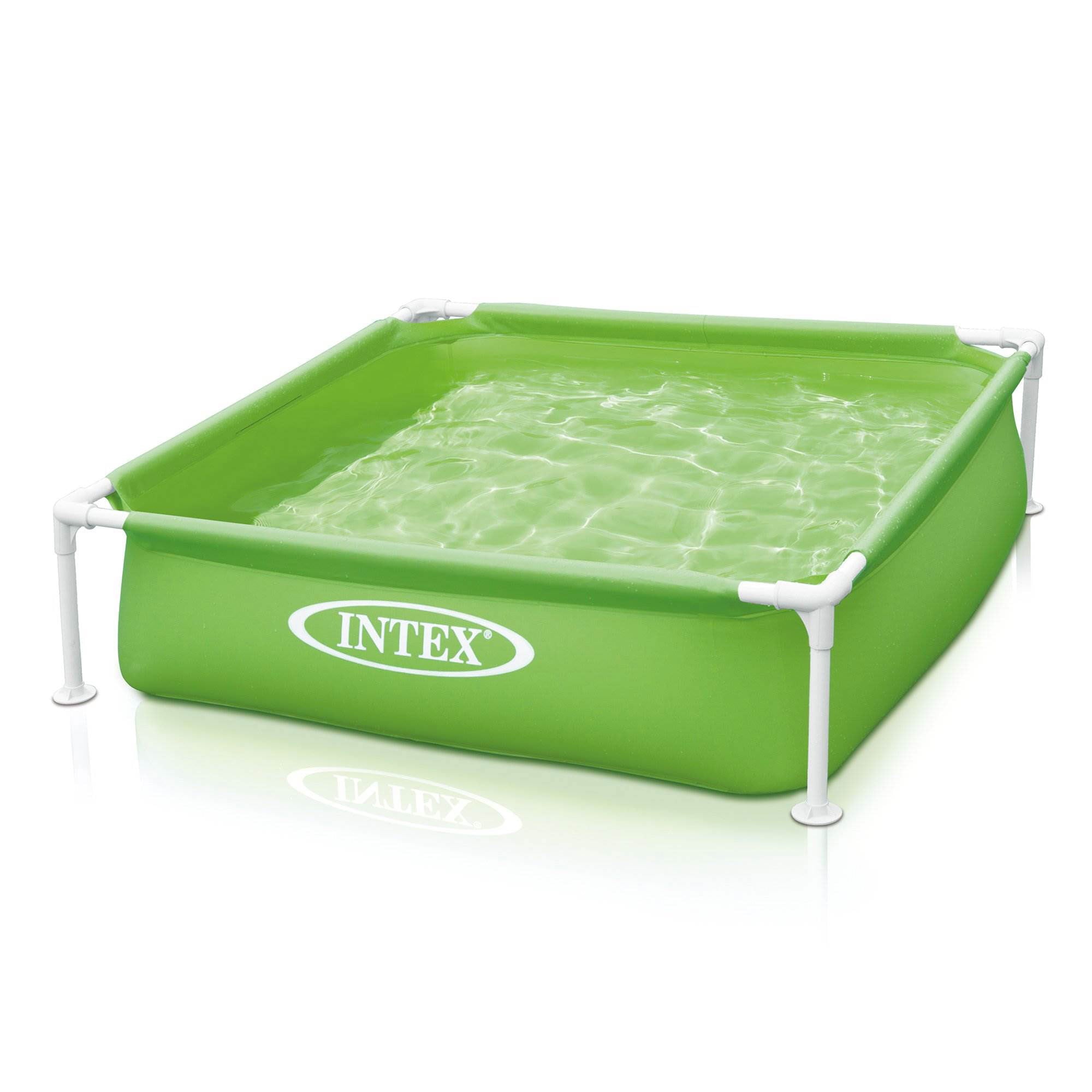 Intex Mini Framed Beginner Outdoor Kiddie Swimming Pool， Color Varies， Inflatable and Kiddie Pools， Square