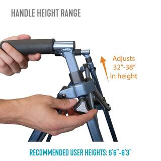 Stander EZ Fold-N-Go Two-Wheel Lightweight Folding Walker with Organizer Pouch in Black Walnut 4300-CB