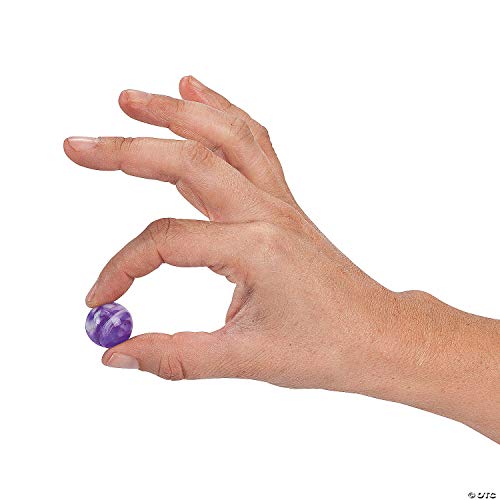 Neon Swirled Bouncing Balls - Party Favors - 48 Pieces