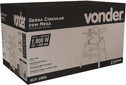 Vonder, Serra Circular Com Mesa, 10