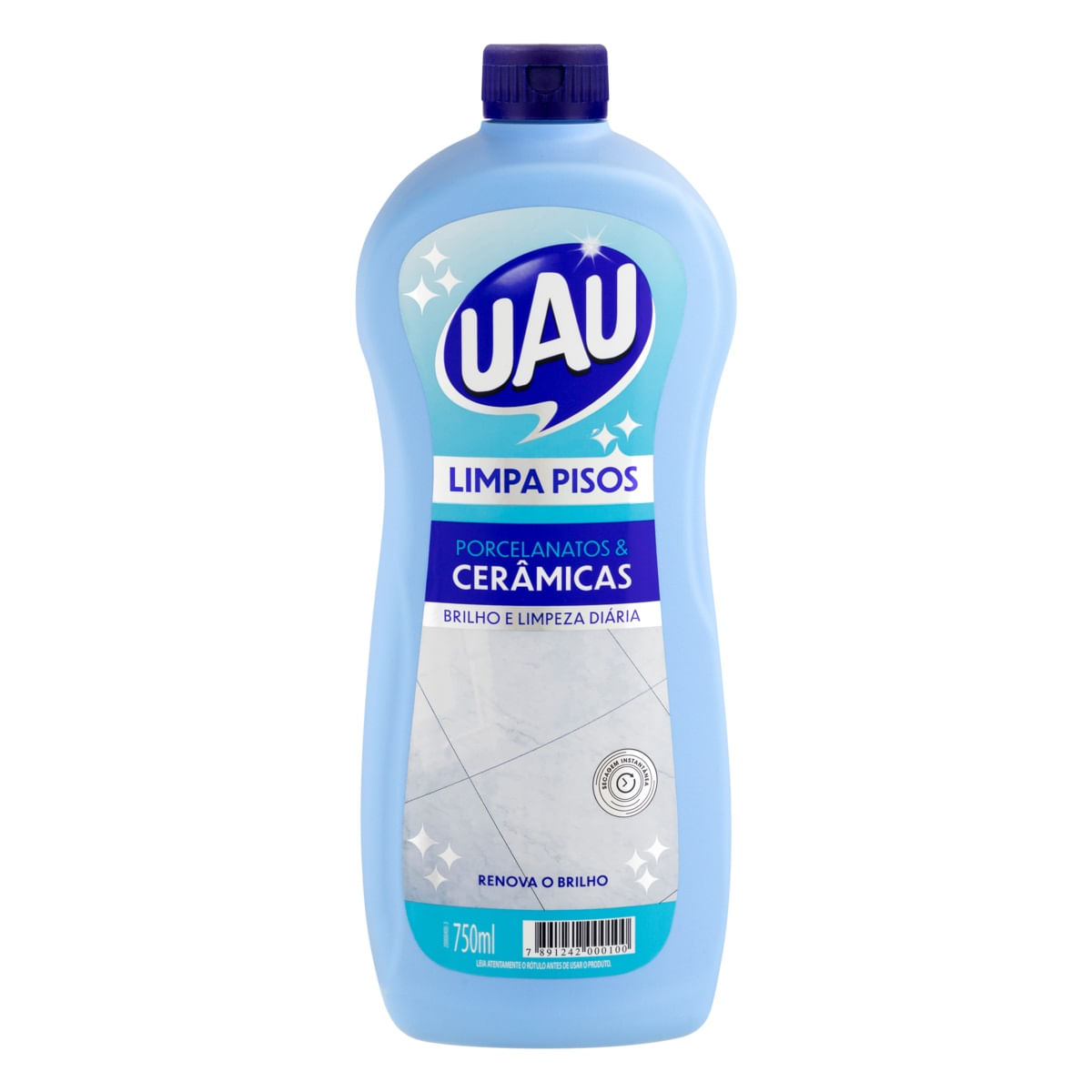 Limpador para Pisos Porcelanato e Ceramica Uau 750ml