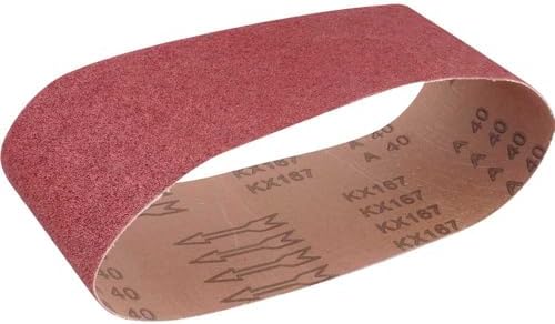 Cinta De Lixa, 100 Mm X 610 Mm, G 40, Pano Resinado, Com 10 Pe?as, Vonder.