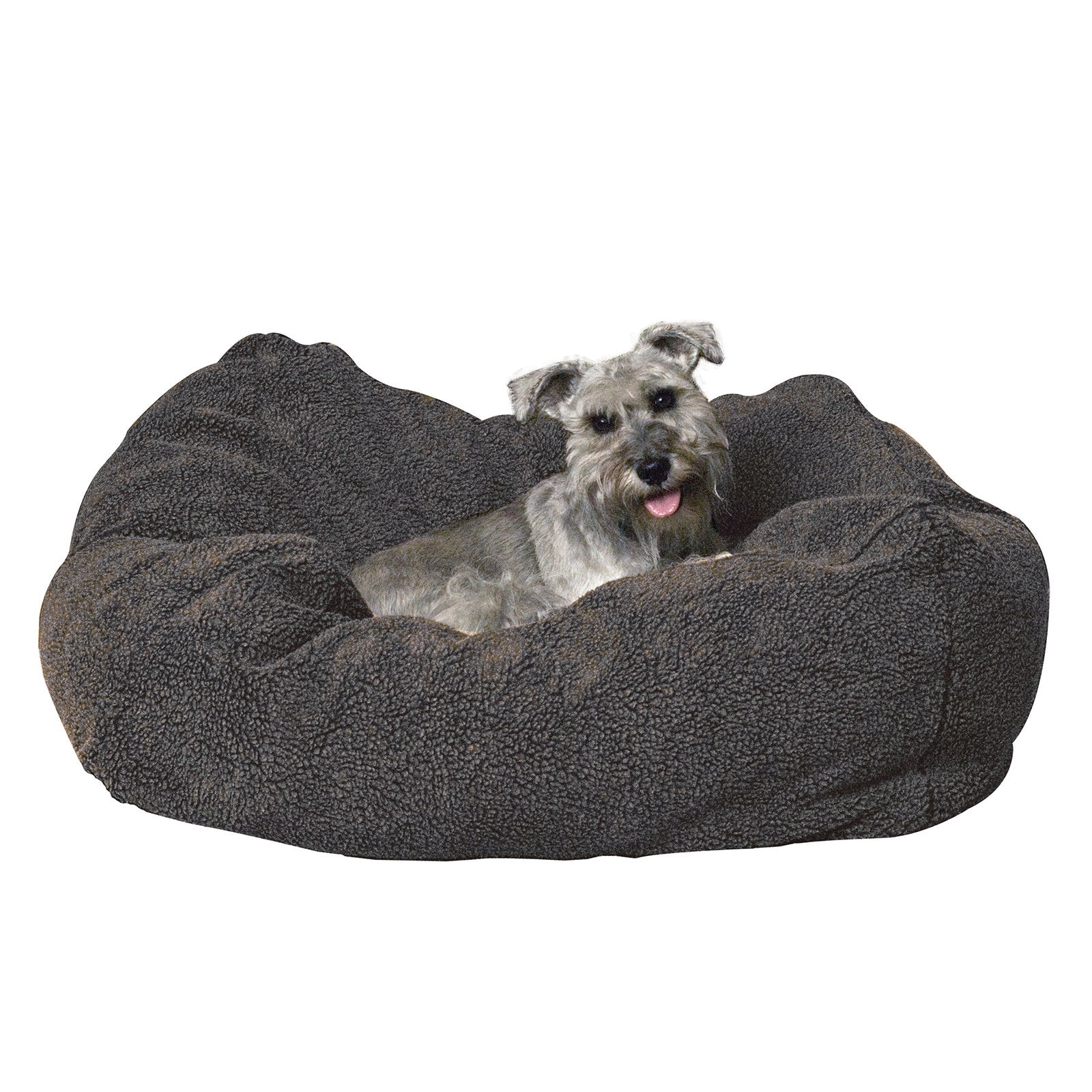 KandH Pet Products Cuddle Cube Dog Bed， Large， Gray