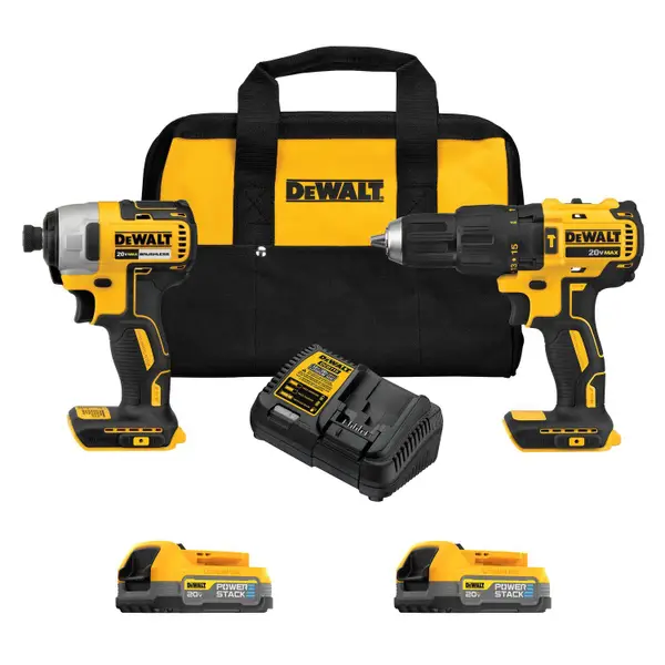 DEWALT 20V MAX POWERSTACK 2-Tool Combo Kit