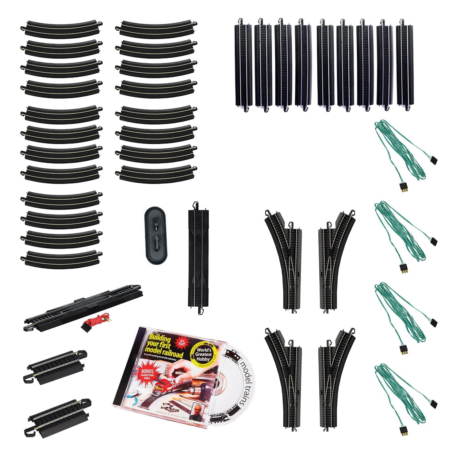 Bachmann Trains HO Scale E-Z Track Deluxe Expander Track Pack