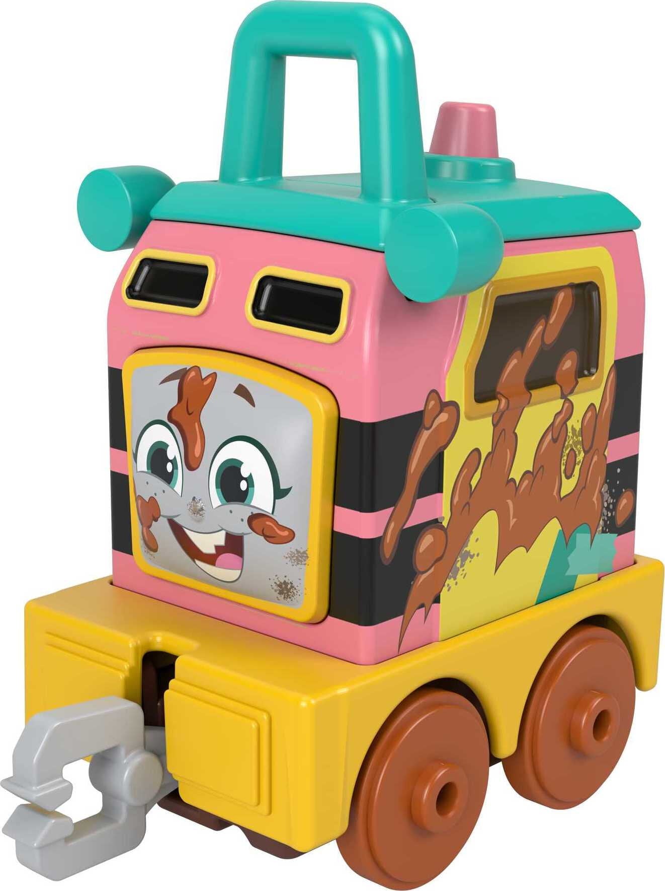 Thomas and Friends Muddy Fix 'em Up Friends Motorized Vehicle Set for Preschool Pretend Play